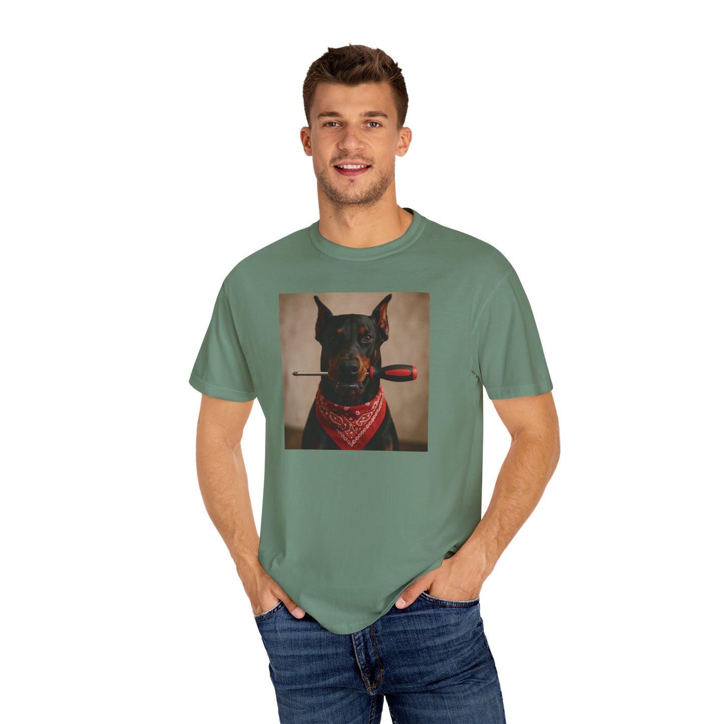 Dog with Screwdriver T-Shirt