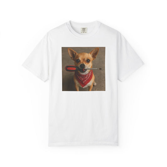 Dog with Screwdriver T-Shirt