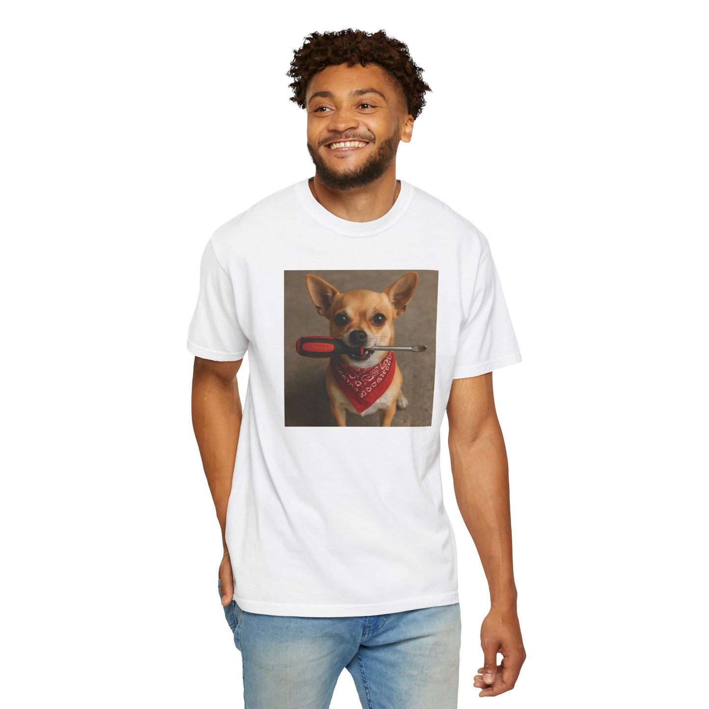 Dog with Screwdriver T-Shirt