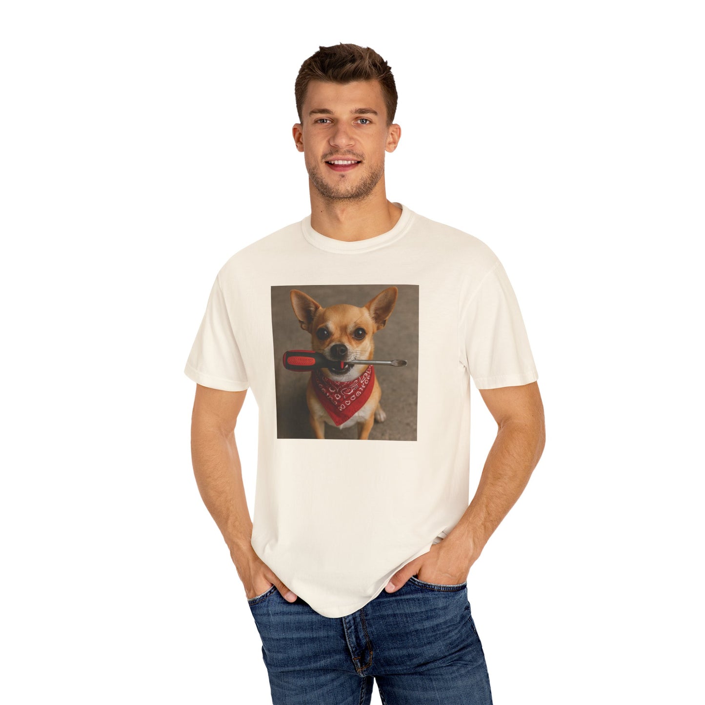 Dog with Screwdriver T-Shirt