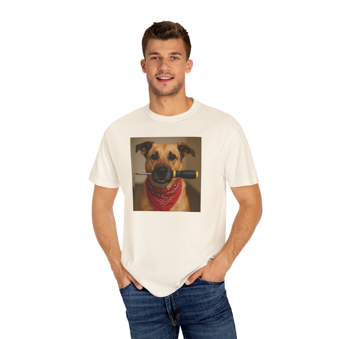 Dog with Screwdriver T-Shirt
