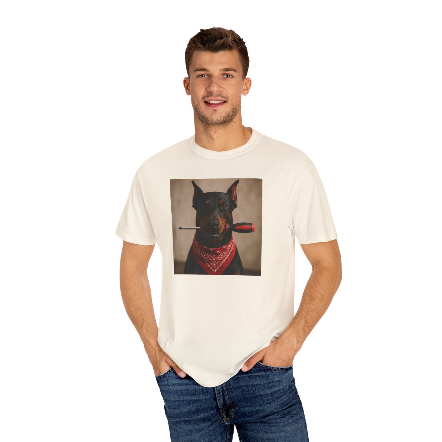 Dog with Screwdriver T-Shirt