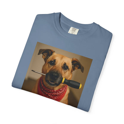 Dog with Screwdriver T-Shirt