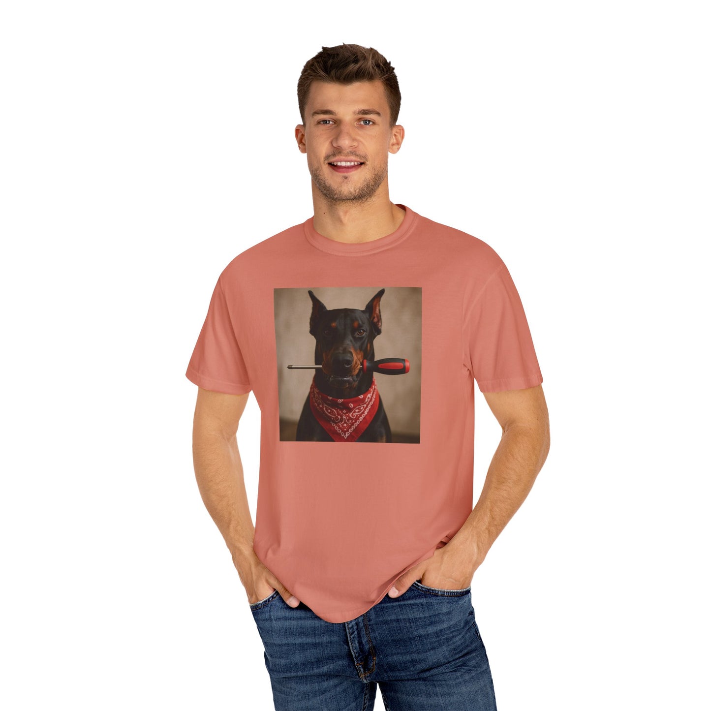 Dog with Screwdriver T-Shirt