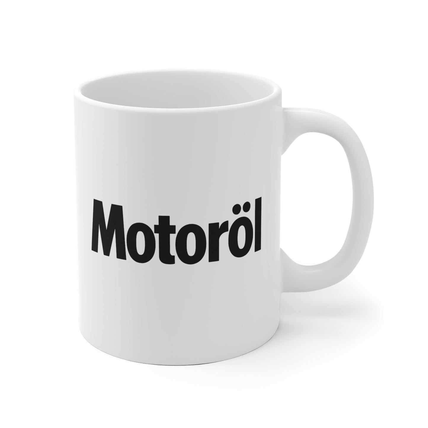 Becher „Motoröl“ – Handwerker-Humor