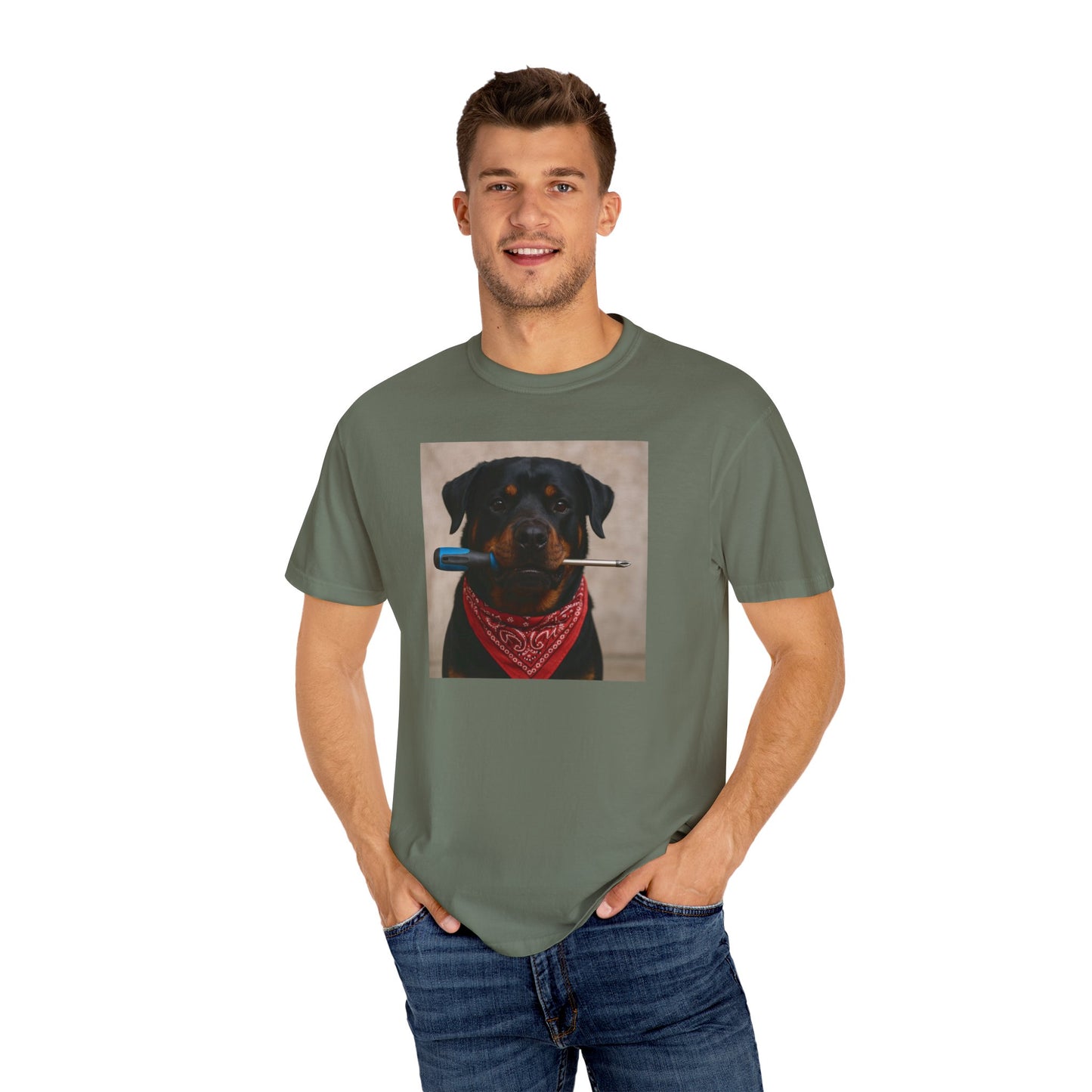Dog with Screwdriver T-Shirt