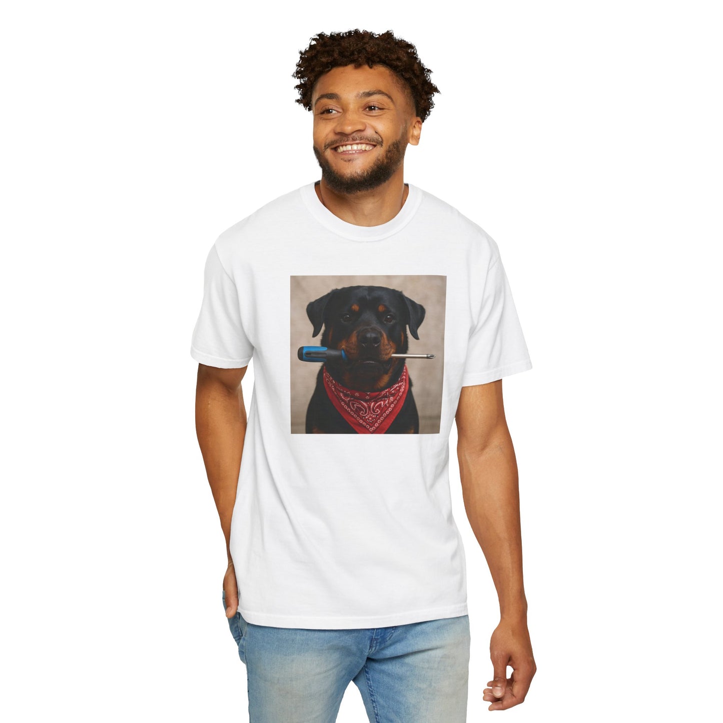 Dog with Screwdriver T-Shirt