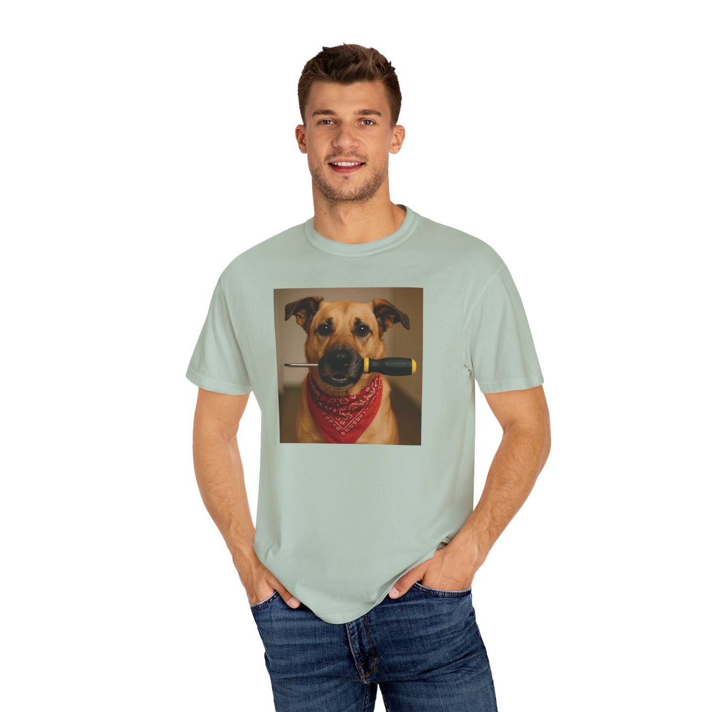 Dog with Screwdriver T-Shirt