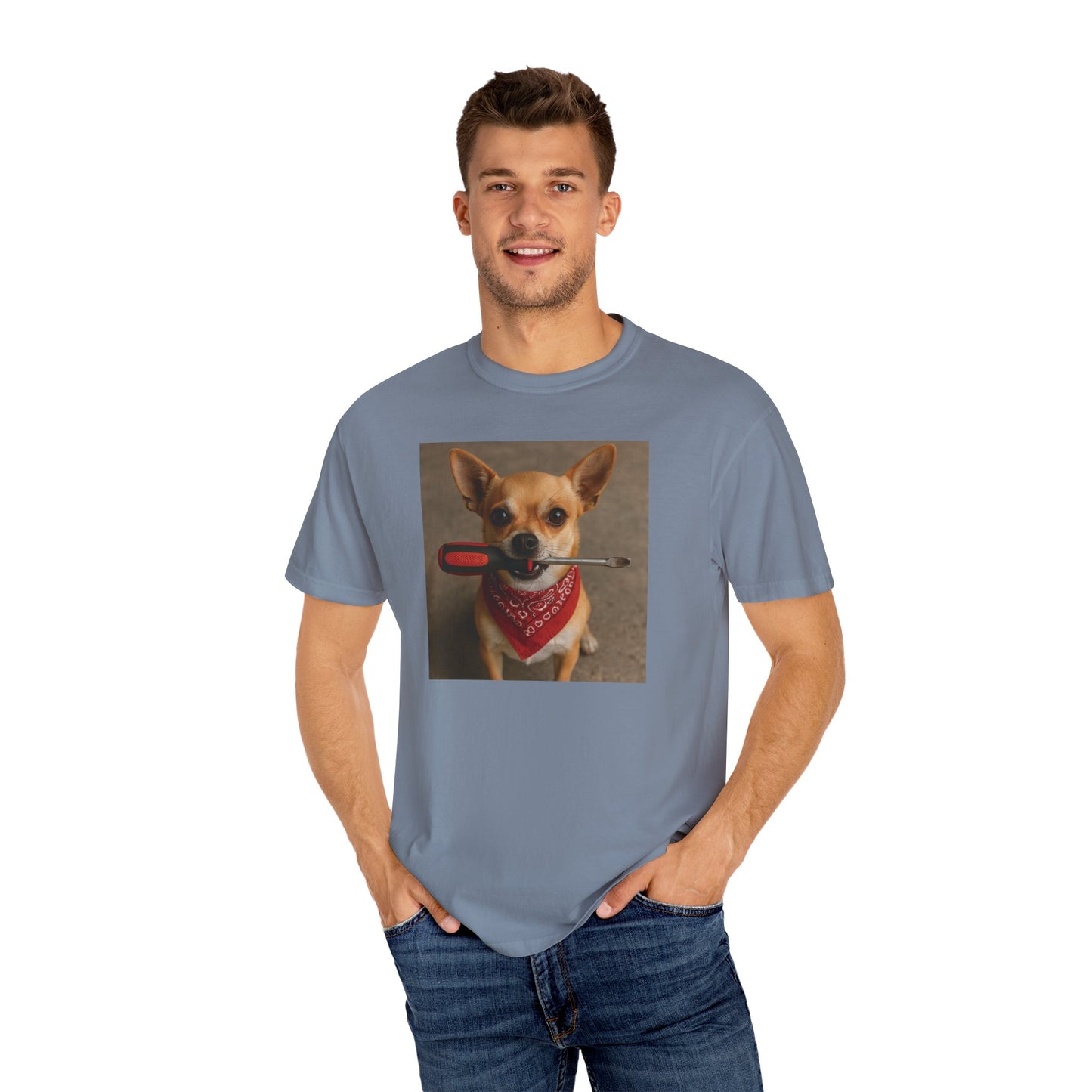 Dog with Screwdriver T-Shirt