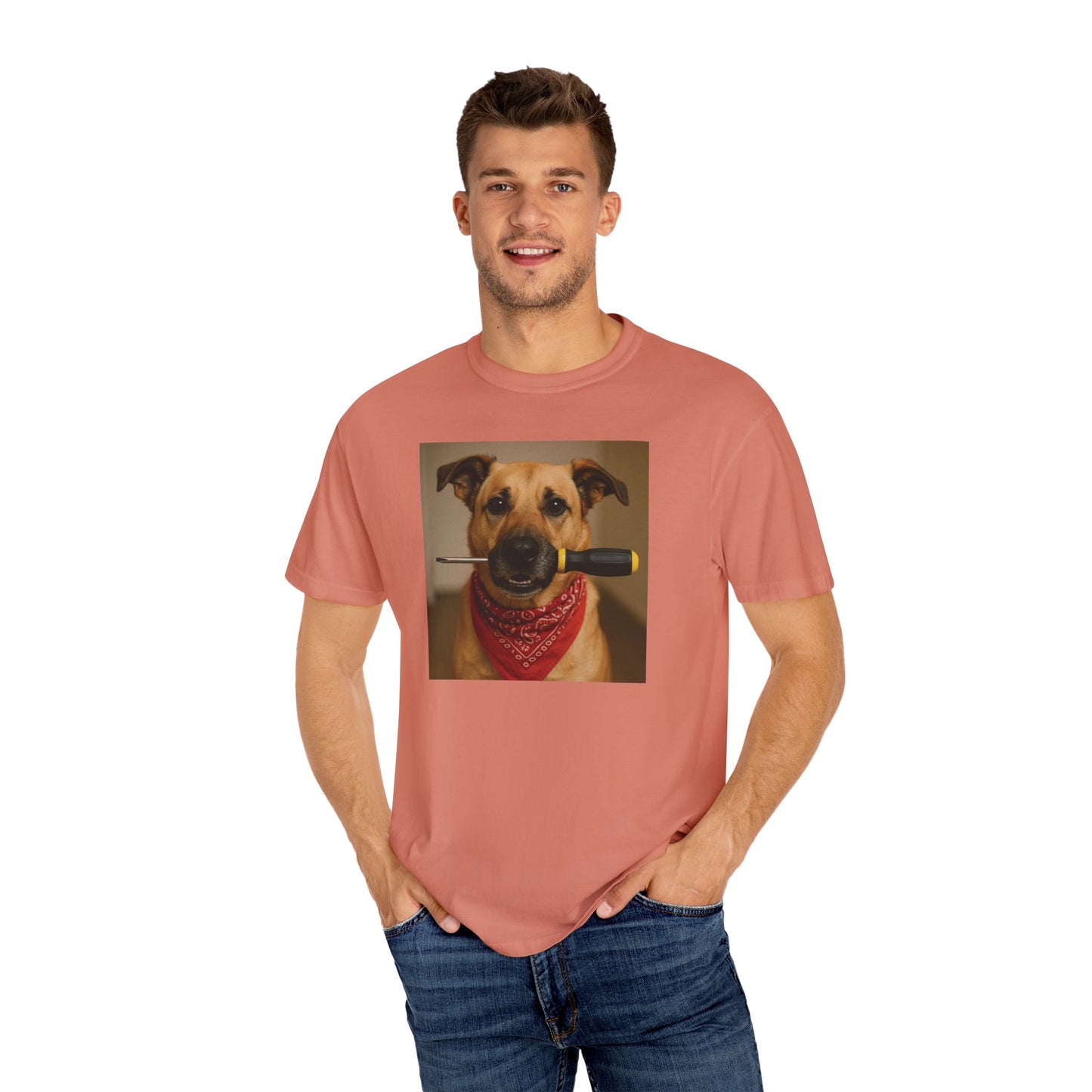 Dog with Screwdriver T-Shirt
