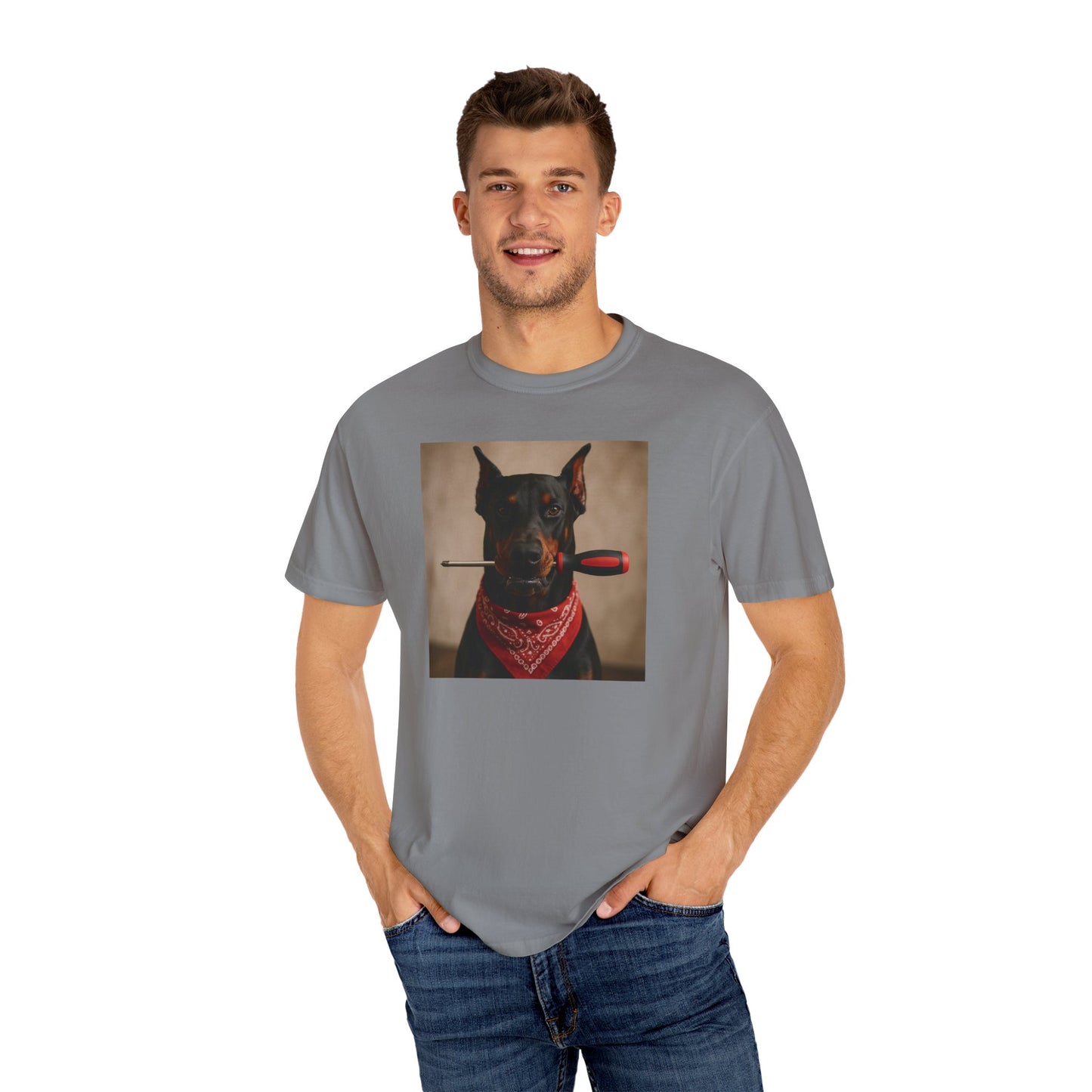Dog with Screwdriver T-Shirt