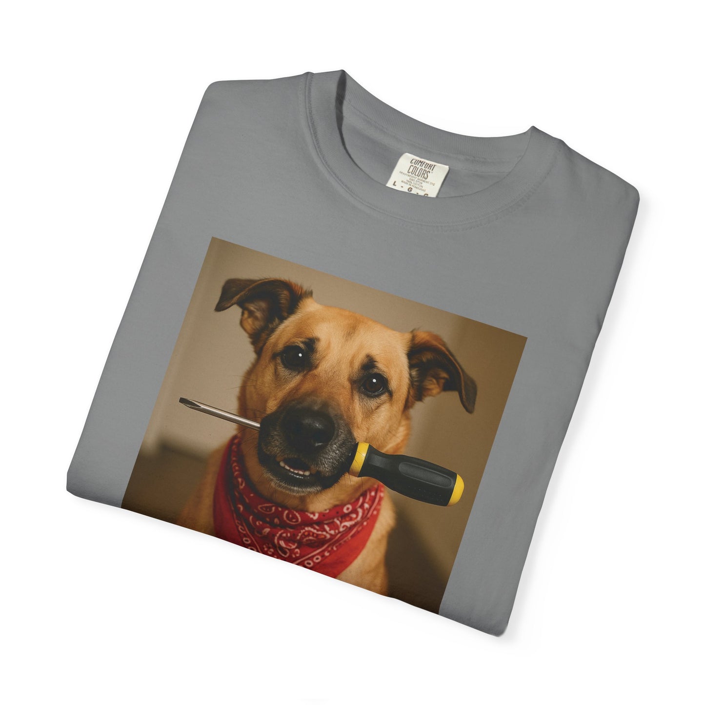 Dog with Screwdriver T-Shirt