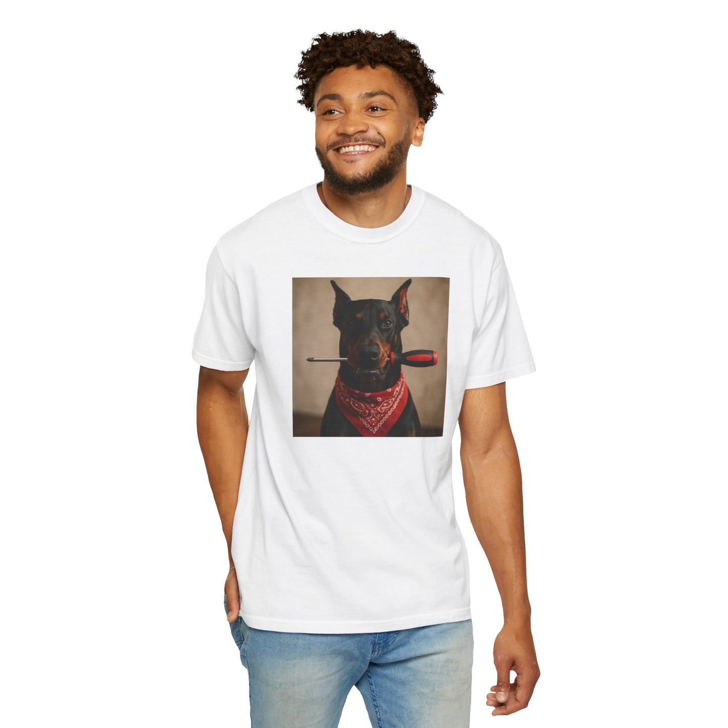 Dog with Screwdriver T-Shirt