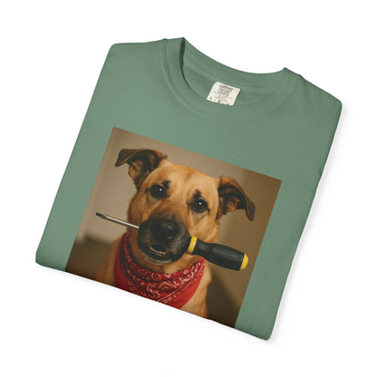 Dog with Screwdriver T-Shirt