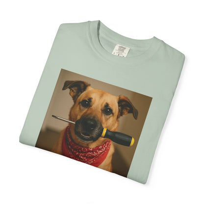 Dog with Screwdriver T-Shirt
