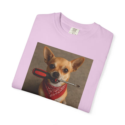 Dog with Screwdriver T-Shirt