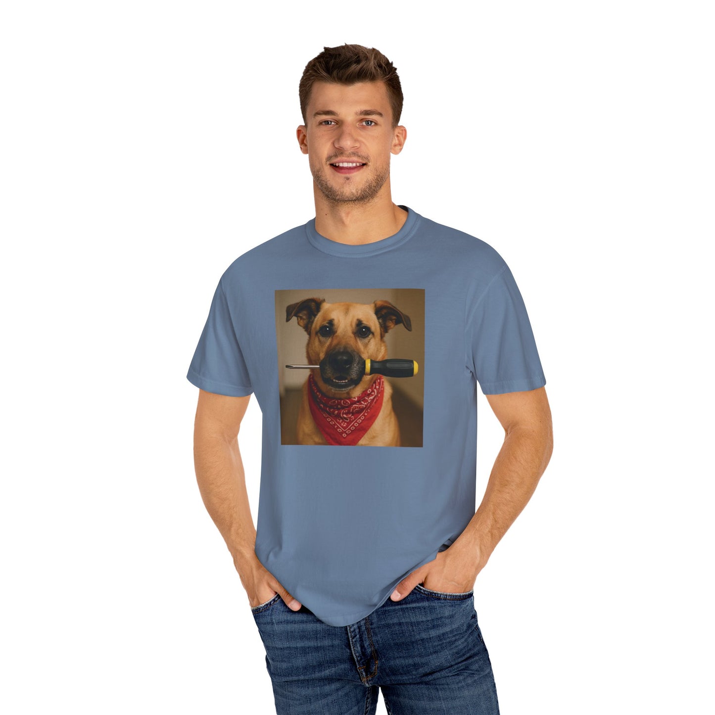 Dog with Screwdriver T-Shirt