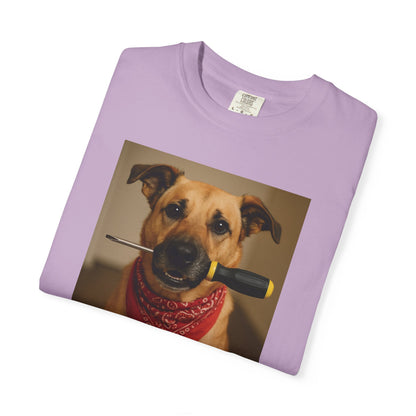Dog with Screwdriver T-Shirt